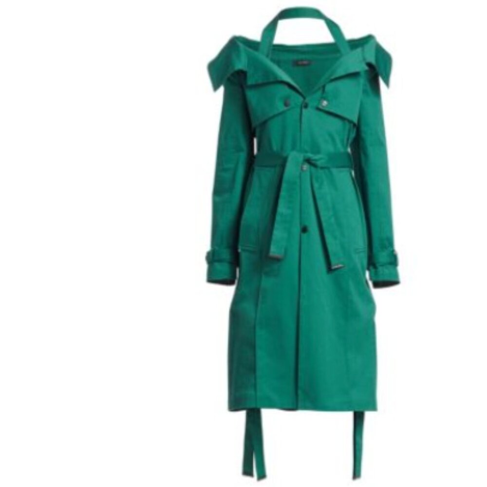 Artica-Arbox Halter A-line Trench Dress